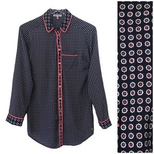 Juicy Couture | Navy Regal Fulham Floral Nightshirt XS